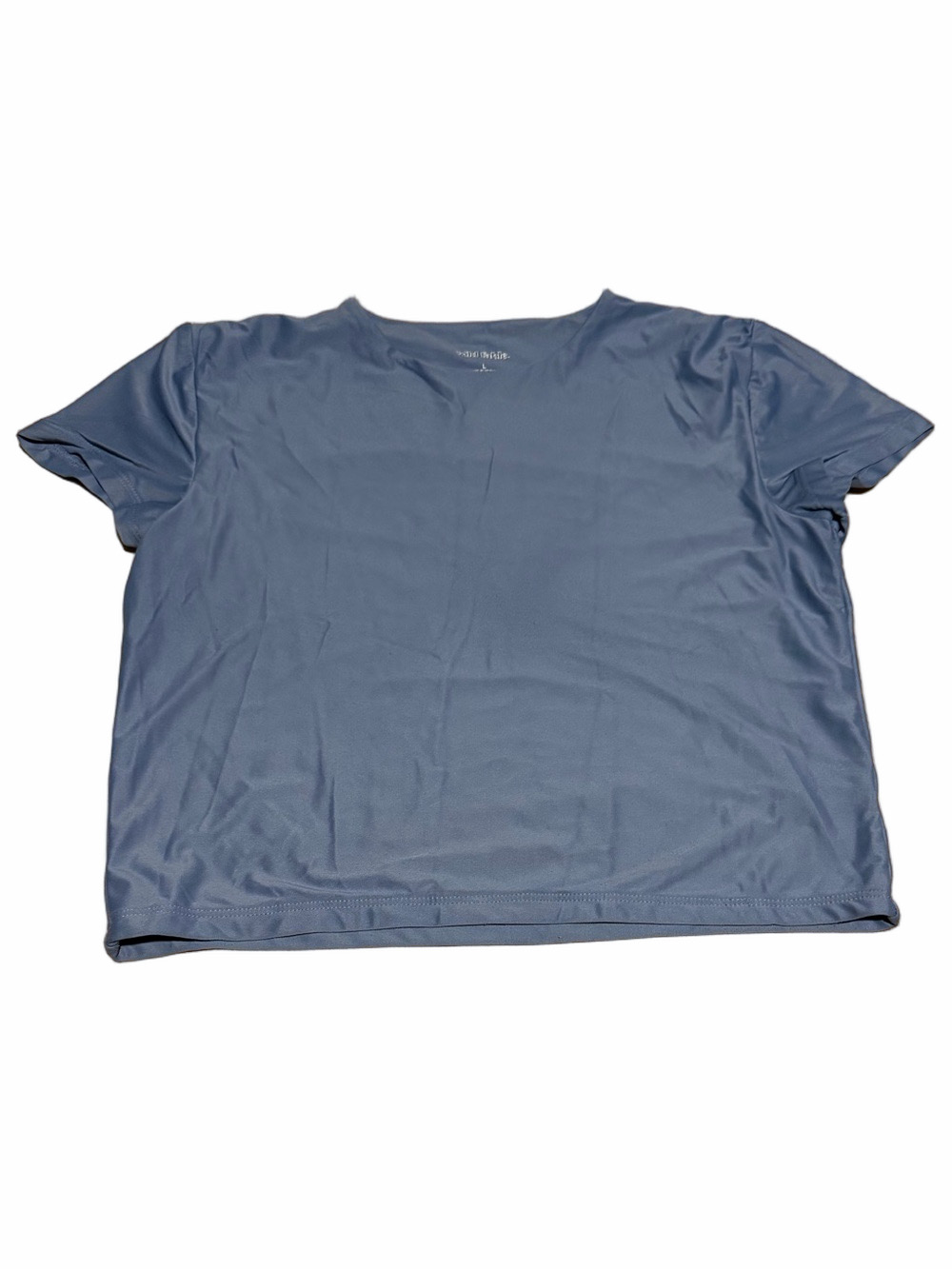 wild fable Short-Sleeve Scoop Neck Tee in Slate Blue